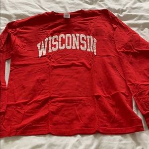 COPY - Gildan Men’s Wisconsin long sleeve T-shirt